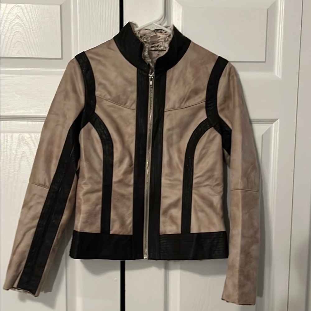 Chelsea and Violet faux leather/fur jacket. Great condition, never worn.